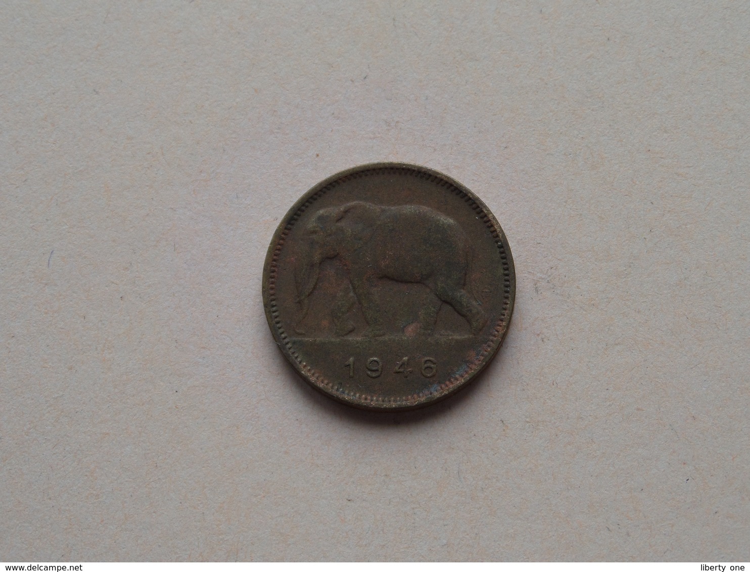 1946 - 2 Franc ( KM 28 ) Uncleaned ! - 1945-1951: Regency