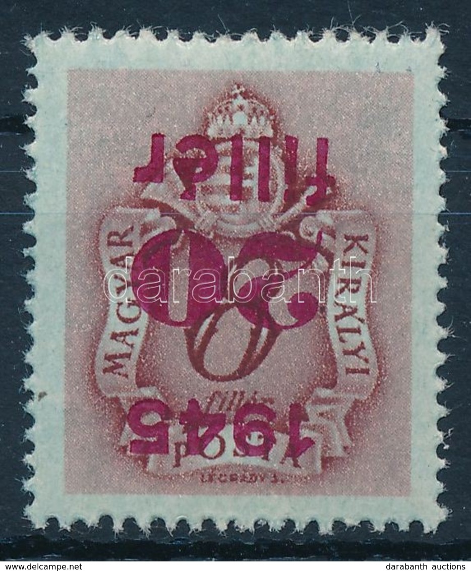 ** 1945 Kisegítő Portó 20f/8f Fordított Felülnyomattal (gar. Nélkül) (20.000) - Other & Unclassified