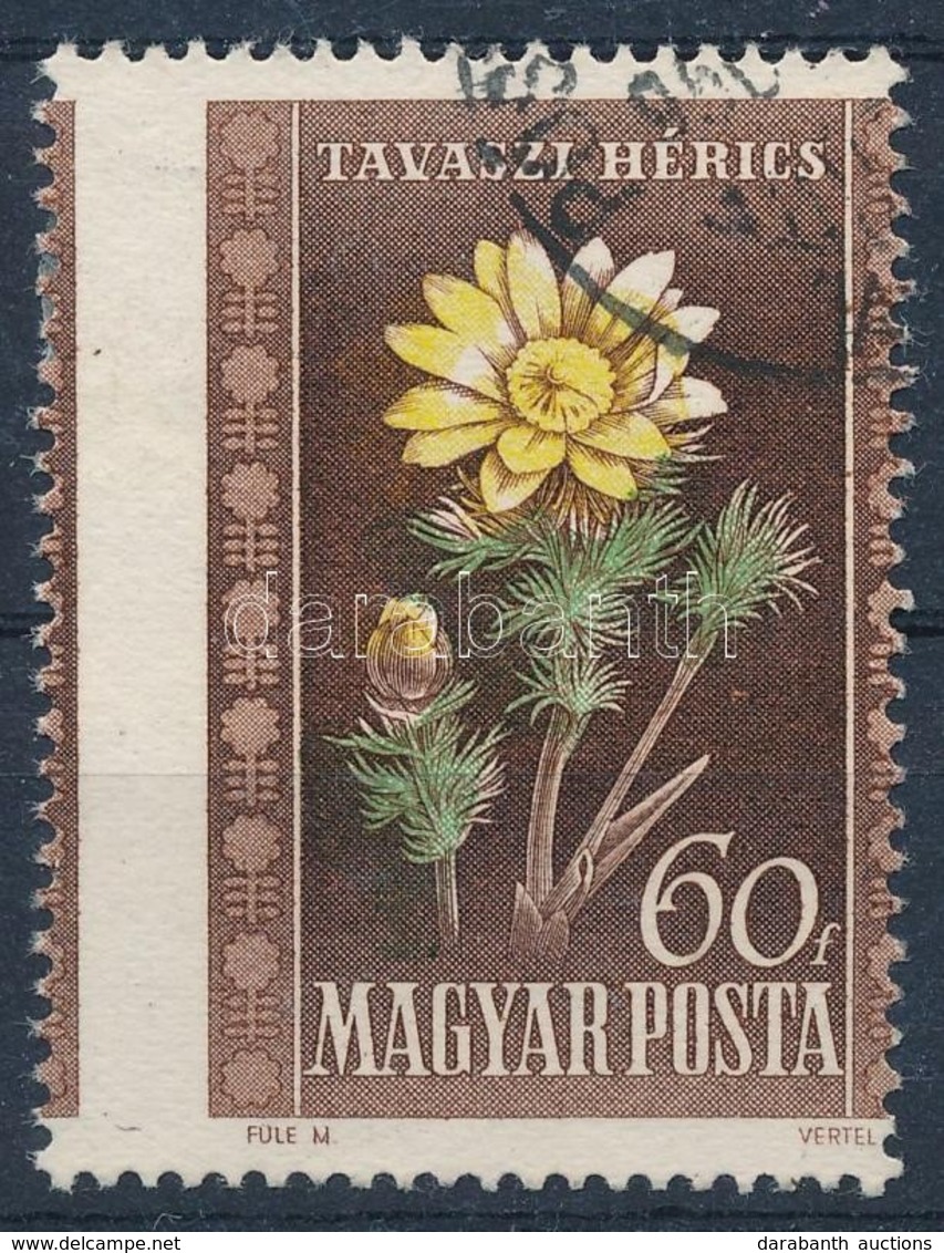 O 1950 Virág (I.) 60f  Extra Elfogazással - Autres & Non Classés