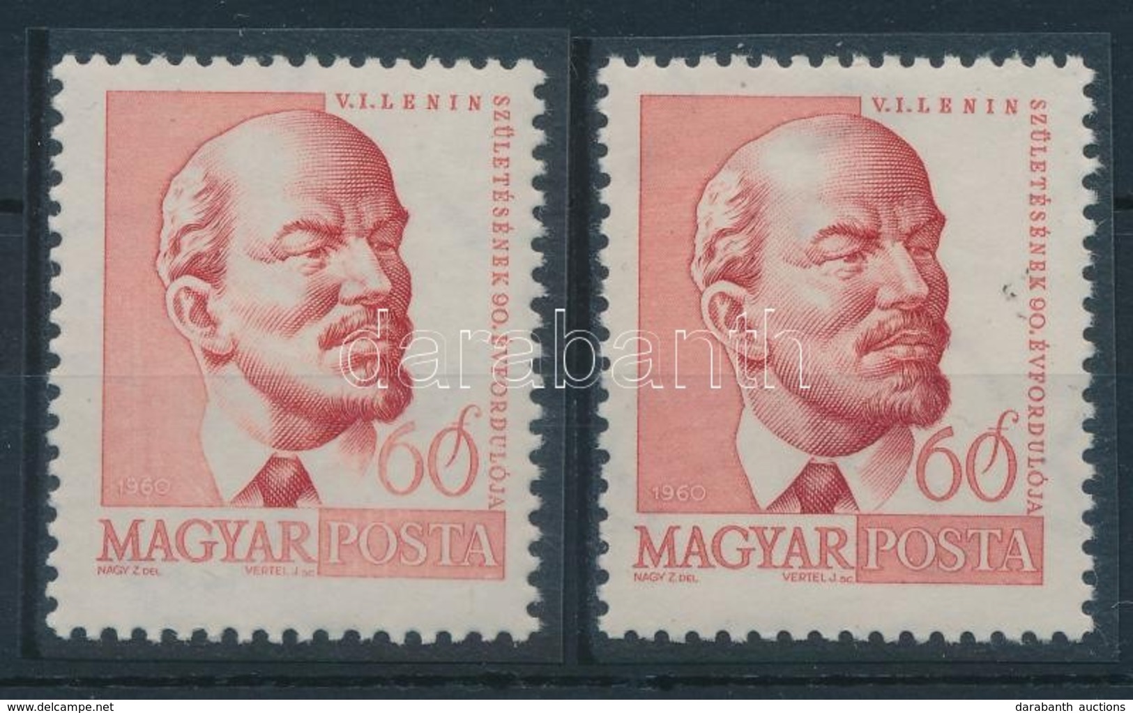 ** 1960 Arcképek Lenin 'fehér Nyak' - Otros & Sin Clasificación