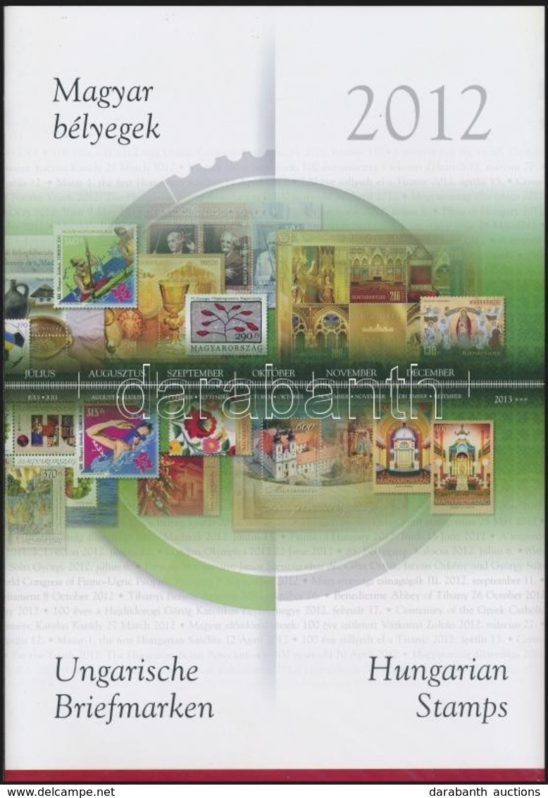 ** 2012 Magyar Bélyegek éves Szett / Year Set - Altri & Non Classificati