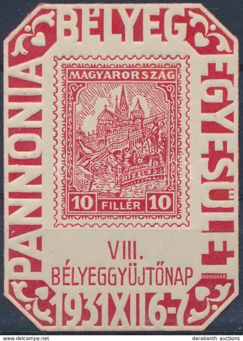 ** 1931/2a VIII. Bélyeggyűjtő Nap Emlékív (10.000) - Autres & Non Classés