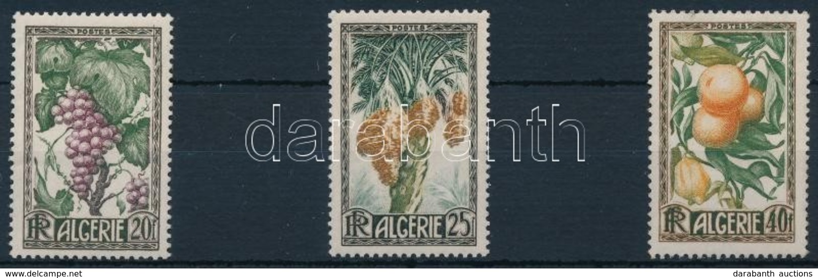 ** 1950 Gyümölcs Sor,
Fruits
Mi 290-292 - Autres & Non Classés