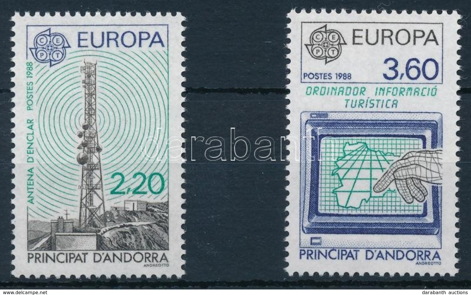 ** 1988 Europa CEPT Sor,
Europa CEPT
Mi 390-391 - Autres & Non Classés