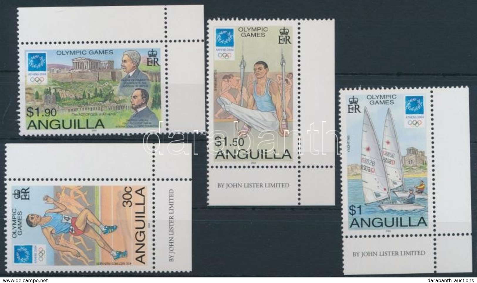 ** 2004 Olimpia ívsarki Sor Mi 1150-1153 - Autres & Non Classés