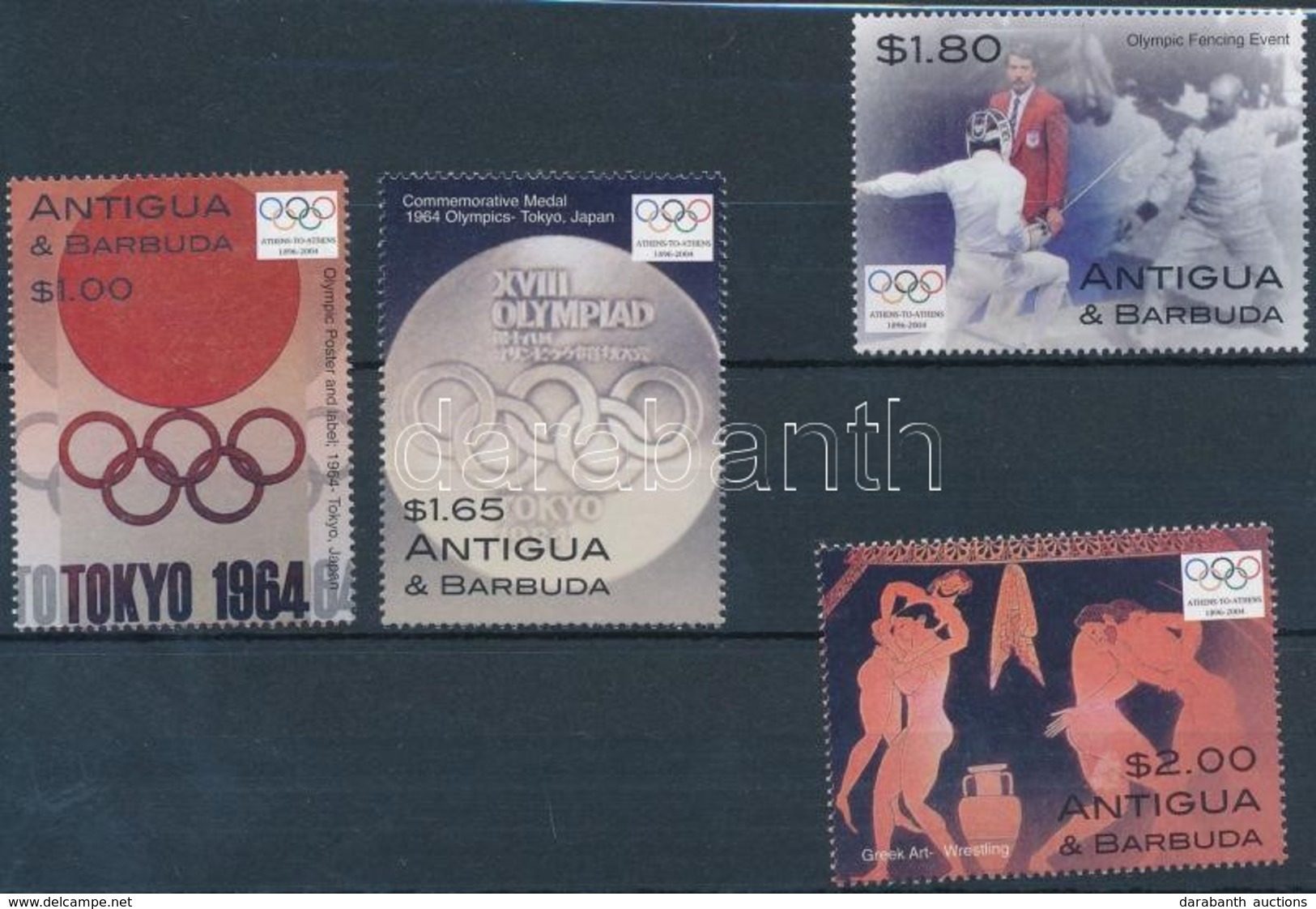 ** 2004 Nyári Olimpia, Athén Sor Mi 4097-4100 - Altri & Non Classificati