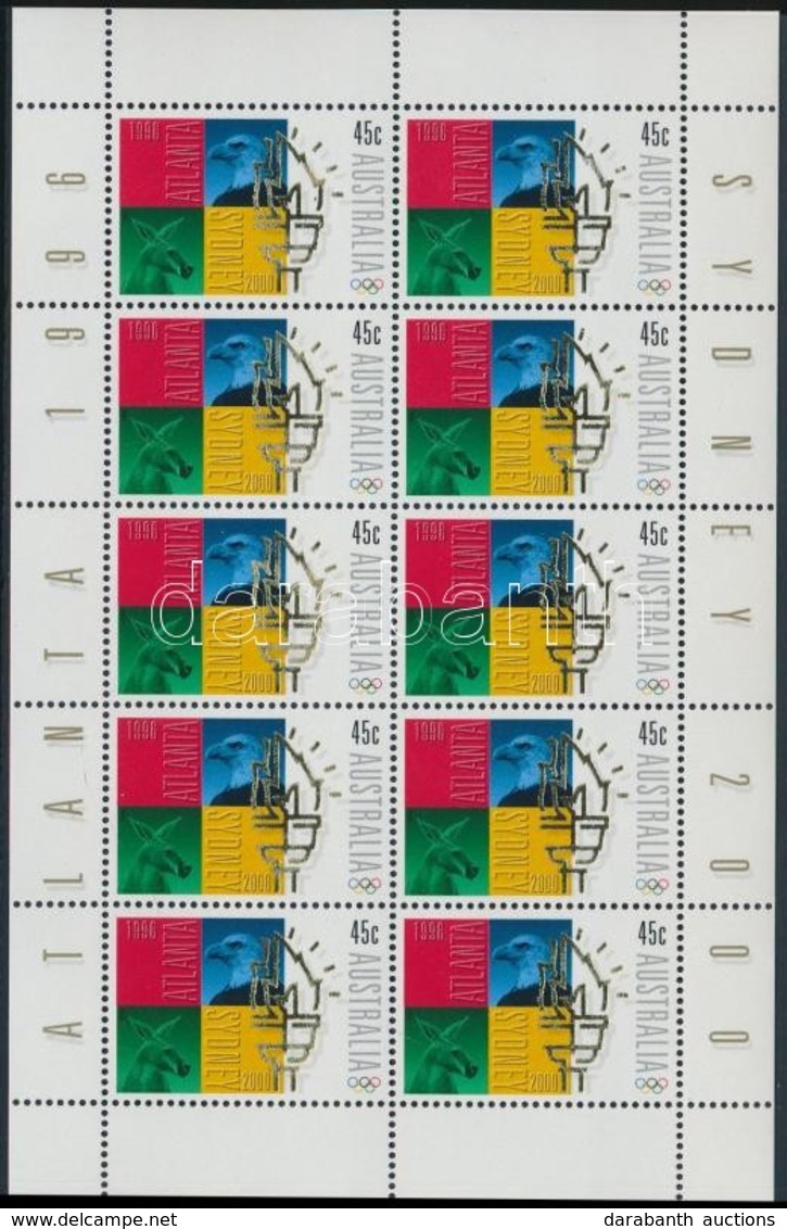 ** 1996 Olimpiai Zászló átadása Kisív Mi 1590 - Altri & Non Classificati