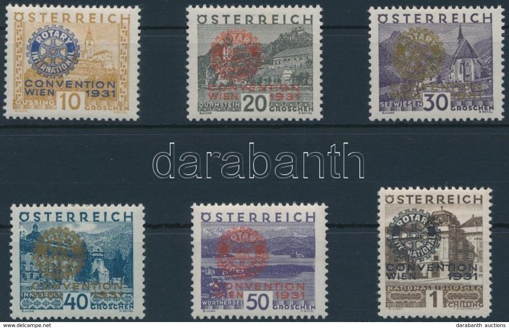 * 1931 Rotary Sor,
Rotary Set
Mi 518-323 - Altri & Non Classificati