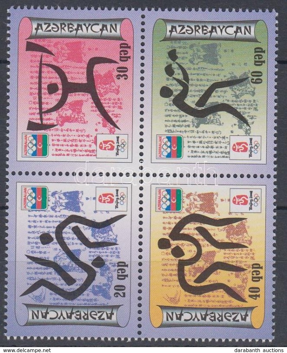 ** 2008 Nyári Olimpia, Peking Négyestömb Mi 711-714 - Autres & Non Classés