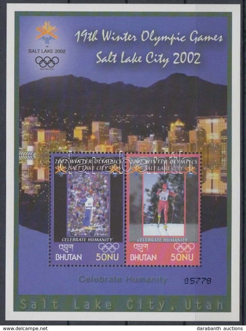 ** 2002 Téli Olimpia Salt Lake City Blokk Mi 449 - Autres & Non Classés
