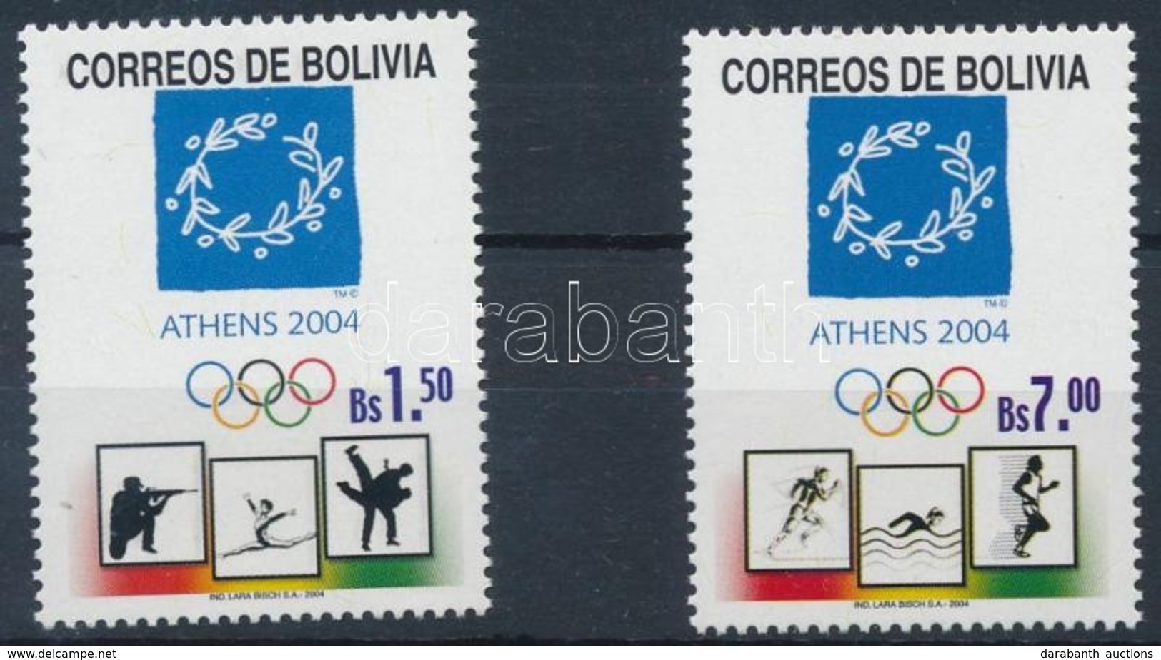 ** 2004 Nyári Olimpia, Athén Sor Mi 1583-1584 - Autres & Non Classés