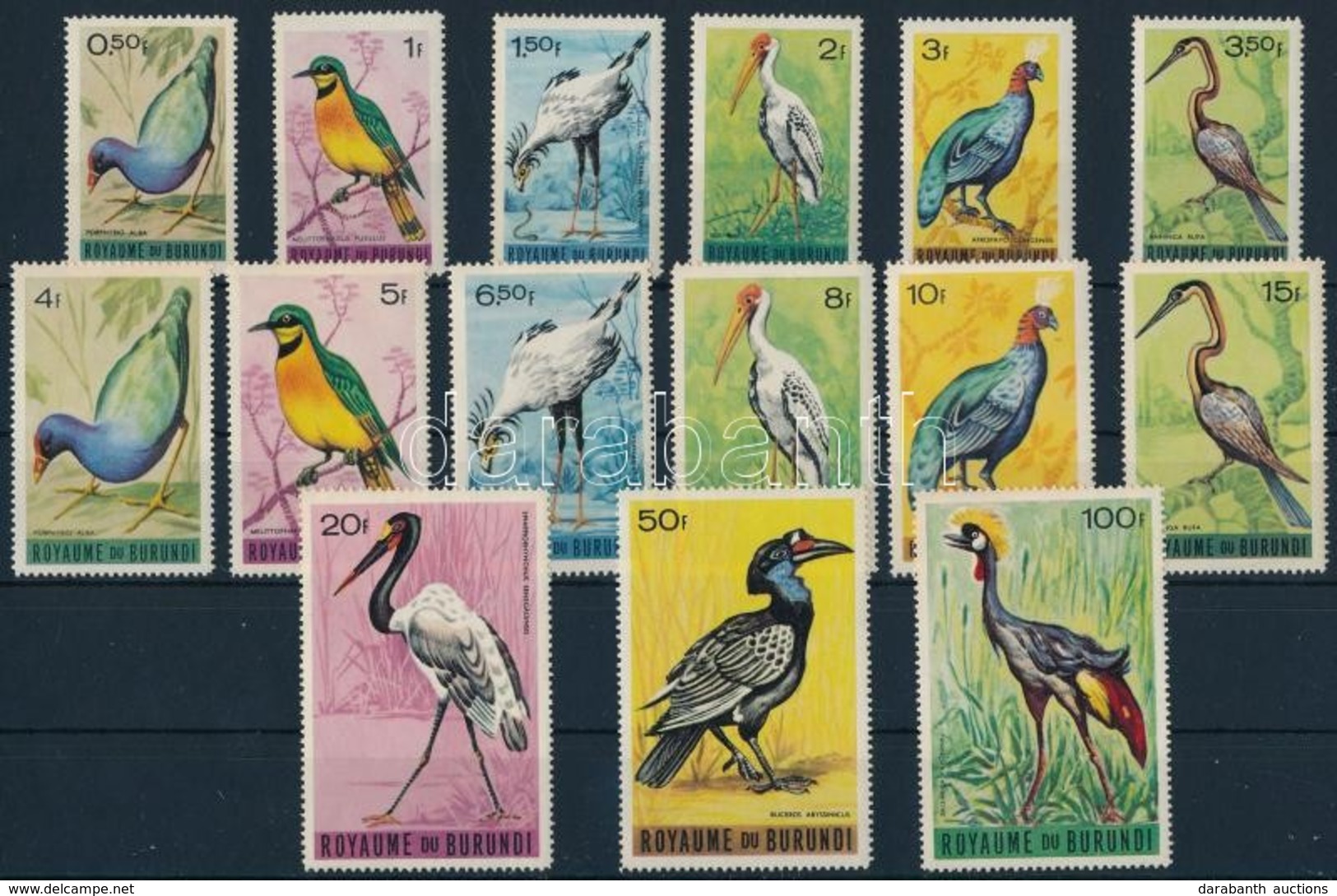 ** 1965 Madár Sor,
Bird
Mi 143-157 - Altri & Non Classificati