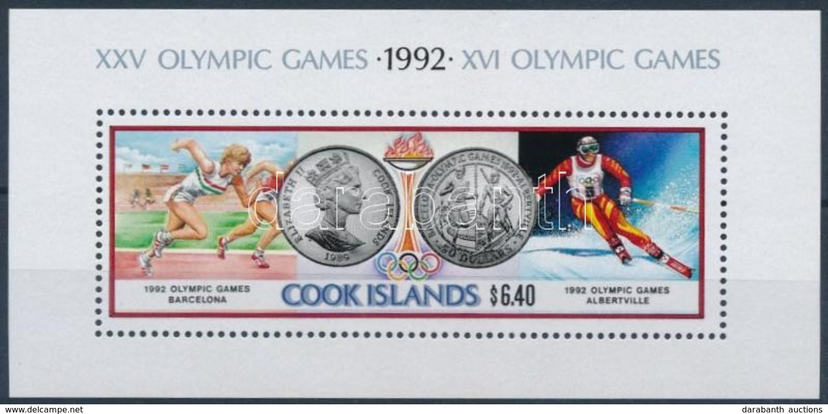 ** 1992 Nyári Olimpia, Barcelona Blokk Mi 204 - Altri & Non Classificati