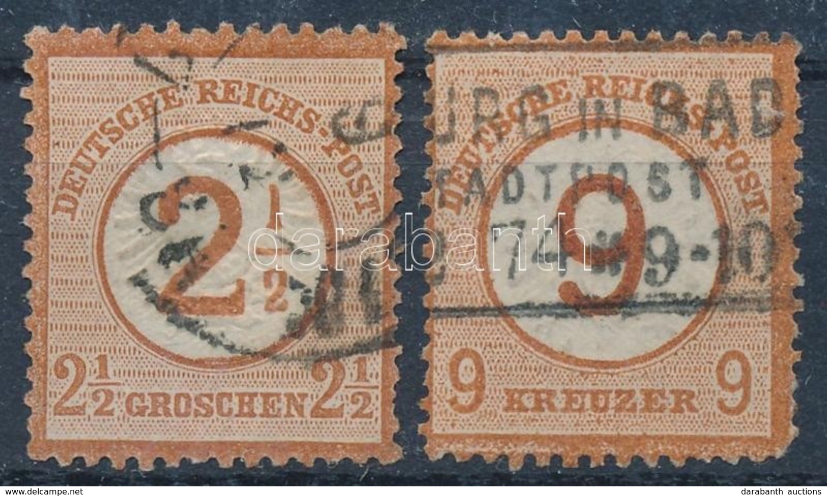 O 1874 Mi 29-30 (Mi EUR 700,-) - Altri & Non Classificati