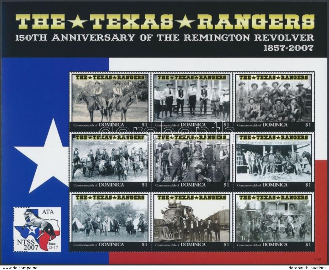 ** 2007 Texas Rangers Kisív Mi 3838-3846 - Autres & Non Classés