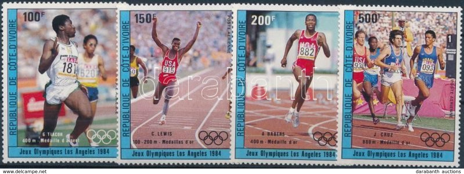 ** 1984 Los Angeles-i Olimpia érmesei Sor Mi 838-841 - Altri & Non Classificati