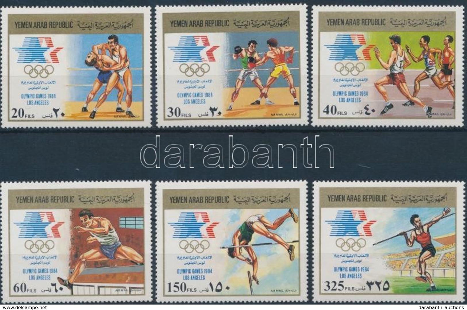 ** 1985 Los Angeles-i Olimpia Sor Mi 1807-1812 - Altri & Non Classificati