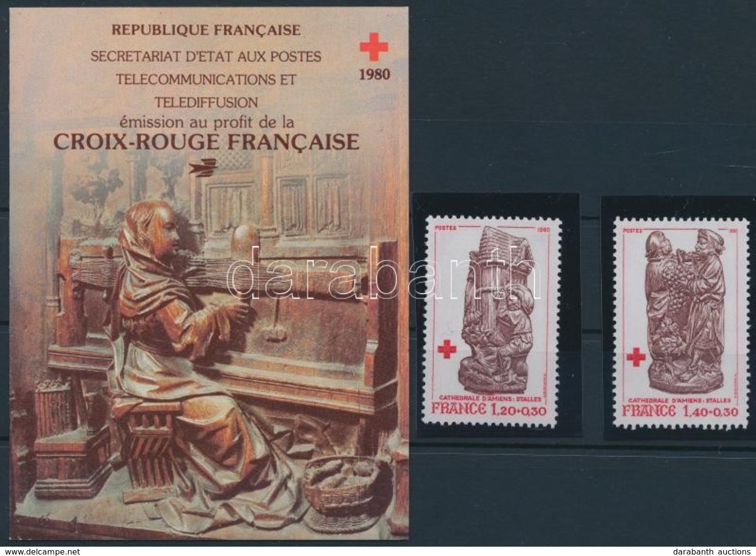 ** 1980 Vöröskereszt Sor +  Bélyegfüzet,
Red Cross Set +  Stamp-booklet
Mi 2231 A - 2232 A - Altri & Non Classificati