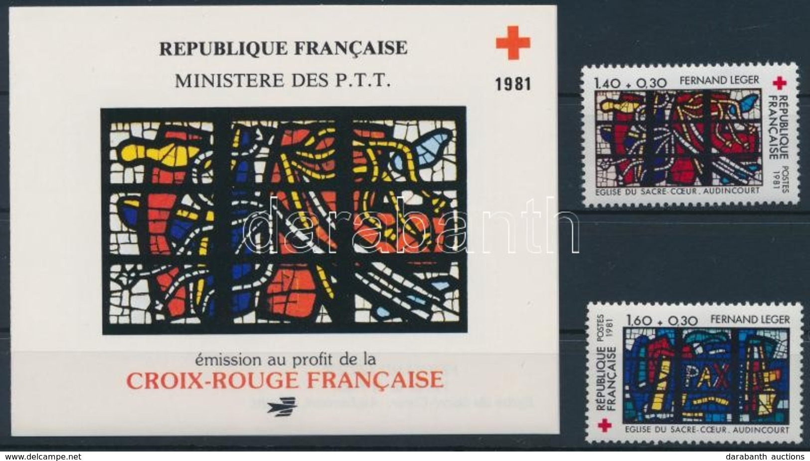 ** 1981 Vöröskereszt Sor + 1 Bélyegfüzet,
Red Cross Set + 1 Stamp-booklet
Mi 2295-2296 - Otros & Sin Clasificación