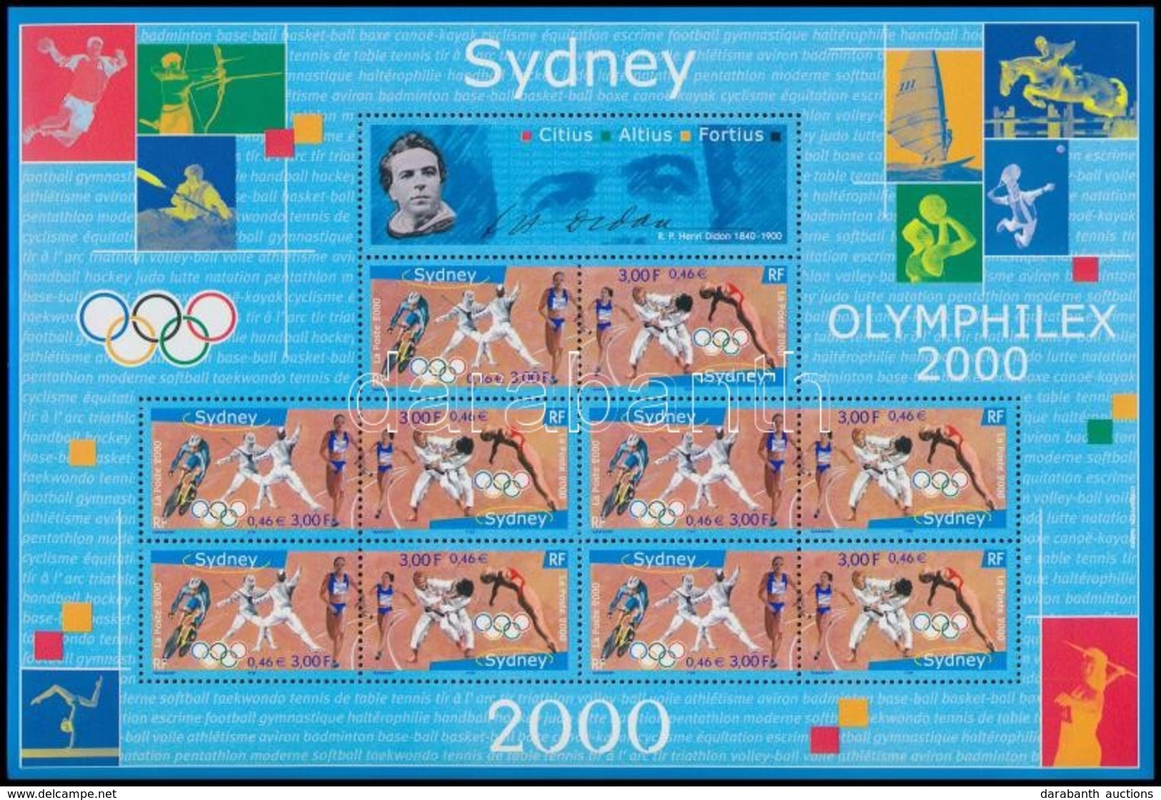 ** 2000 Nyári Olimpia: Sydney Kisív Mi 3481-3482 - Altri & Non Classificati