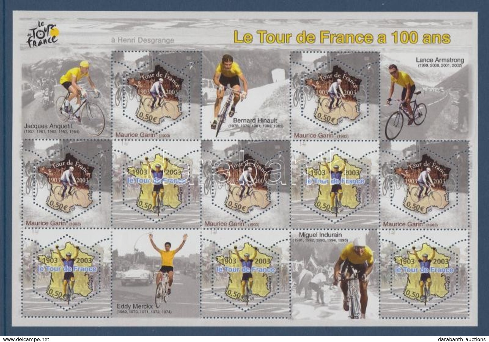 ** 2003 Tour De France Kisív Mi 3724-3725 - Autres & Non Classés