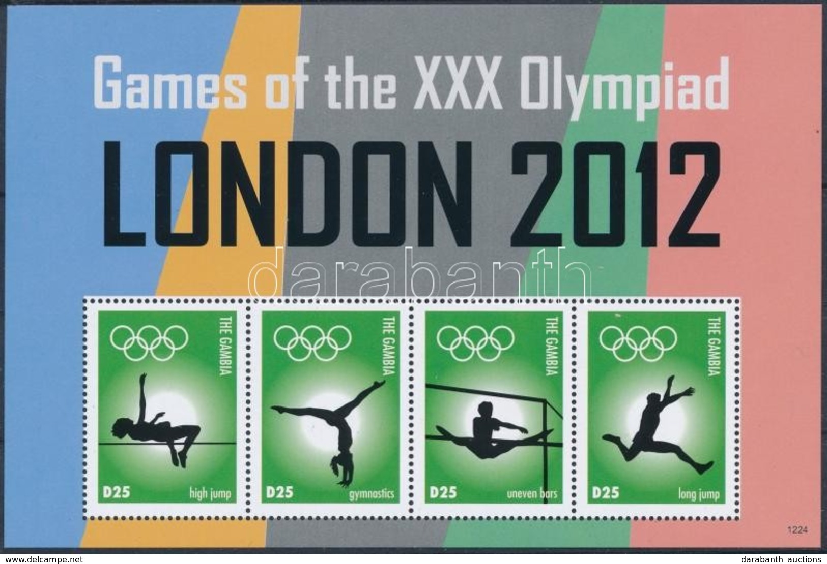 ** 2012 Londoni Olimpia Kisív Mi 6613-6616 - Autres & Non Classés