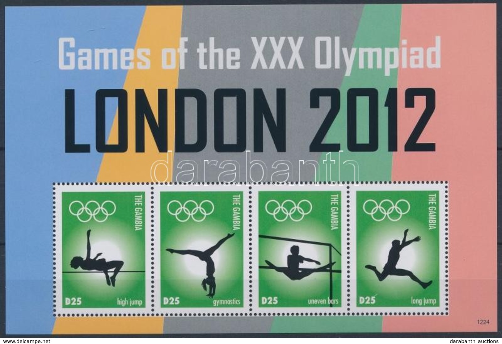 ** 2012 Londoni Olimpia Kisív Mi 6613-6616 - Autres & Non Classés