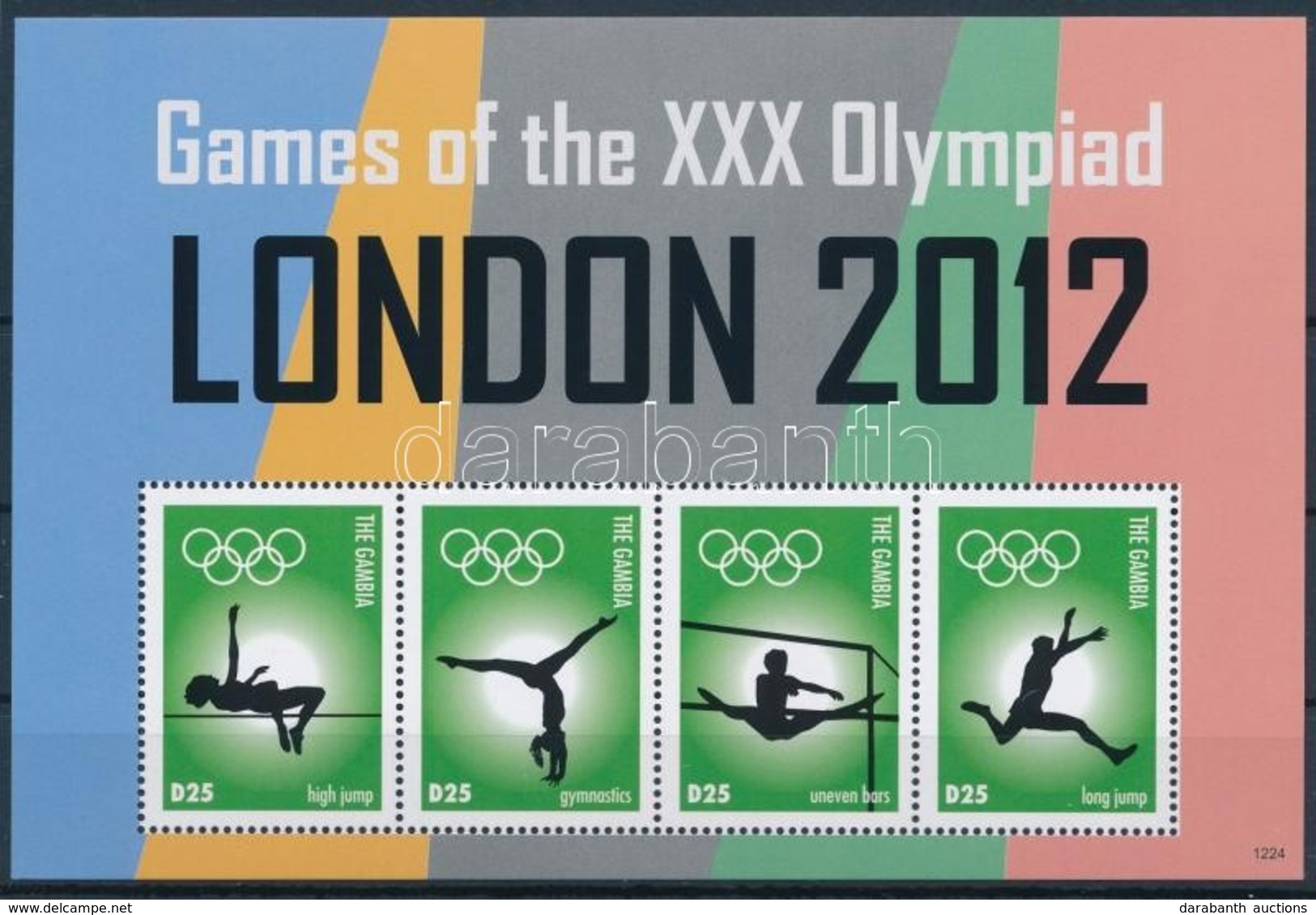 ** 2012 Londoni Olimpia Kisív Mi 6613-6616 - Altri & Non Classificati