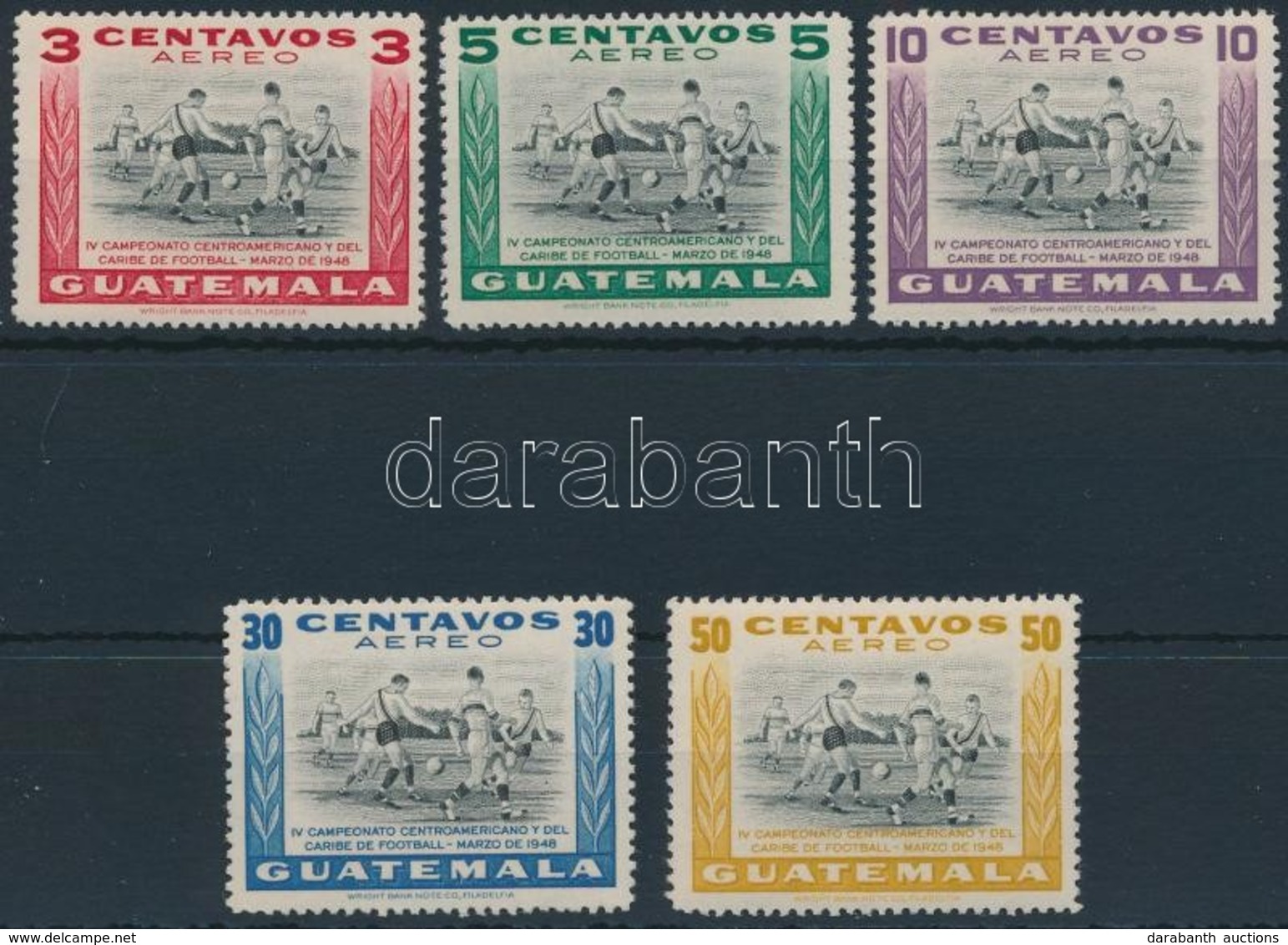 ** 1948 Labdarúgás Sor Mi 484-488 - Altri & Non Classificati