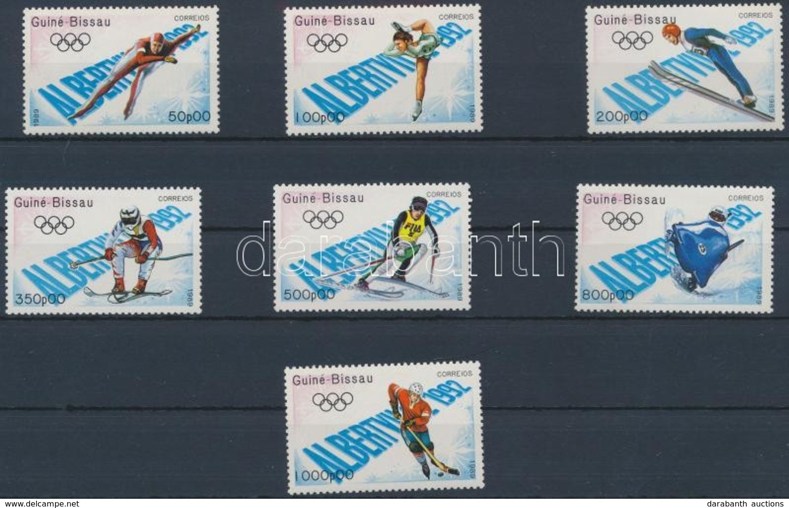 ** 1989 Olimpia, Albertville Sor Mi 1088-1094 - Autres & Non Classés