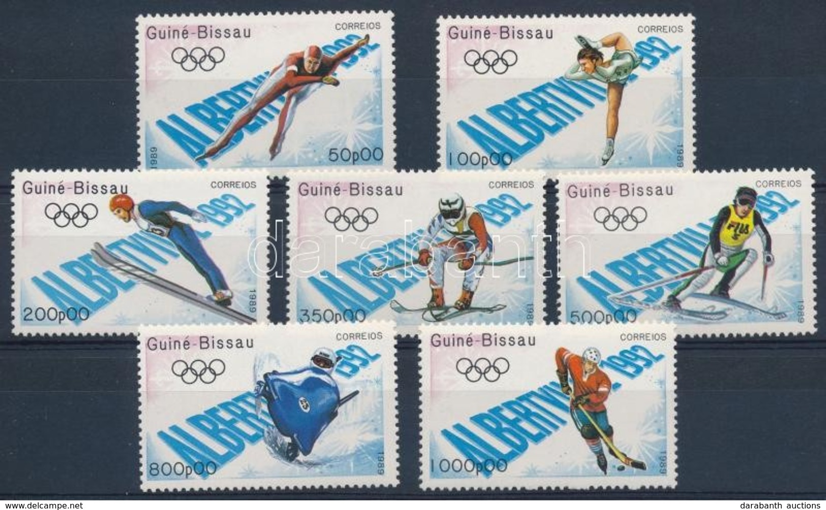 ** 1989 Olimpia, Albertville Sor Mi 1088-1094 - Altri & Non Classificati