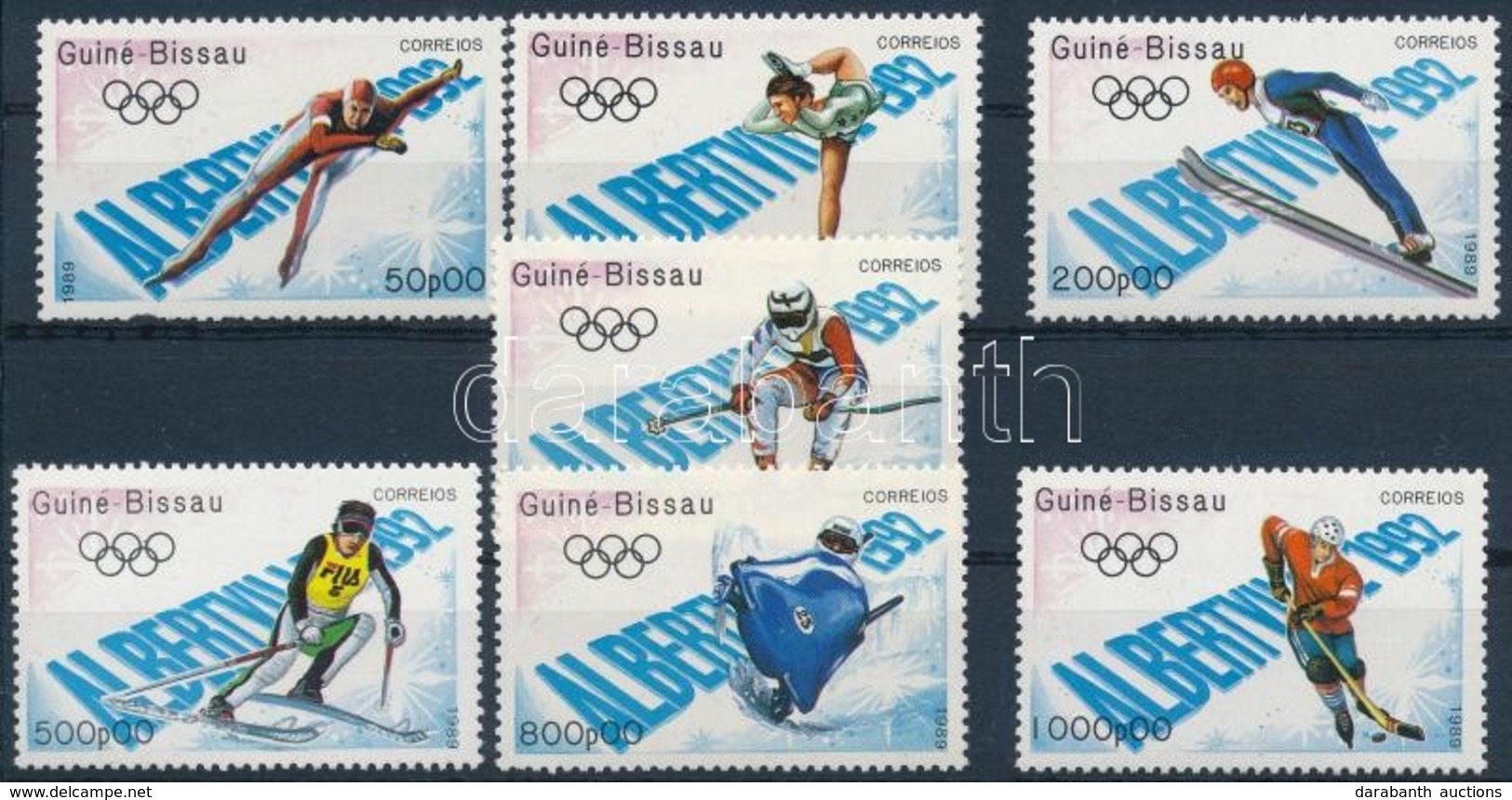 ** 1989 Olimpia, Albertville Sor Mi 1088-1094 - Autres & Non Classés