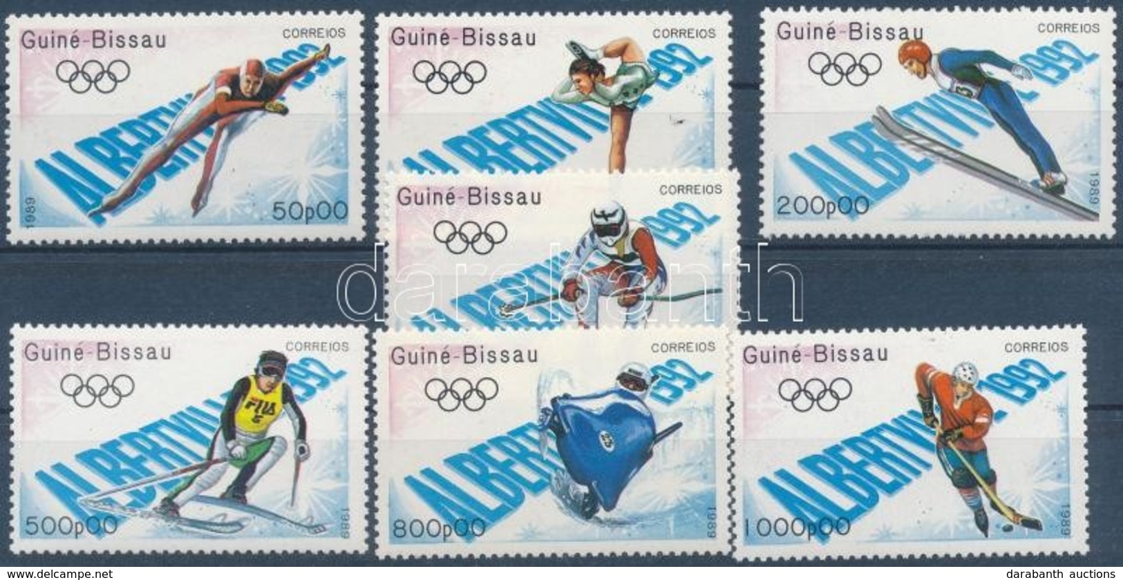 ** 1989 Olimpia, Albertville Sor Mi 1088-1094 - Autres & Non Classés