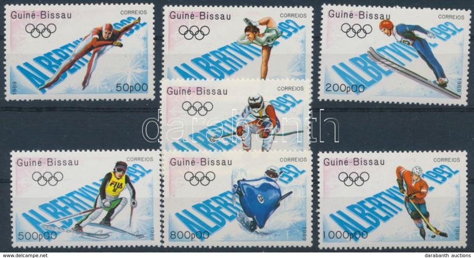 ** 1989 Olimpia, Albertville Sor Mi 1088-1094 - Autres & Non Classés