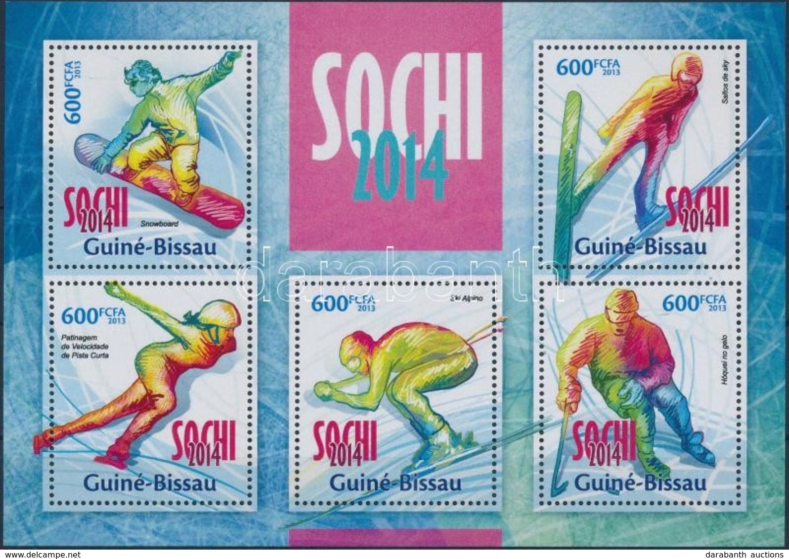 ** 2013 Téli Olimpia, Sotschi Kisív Mi  6730-6734 - Autres & Non Classés