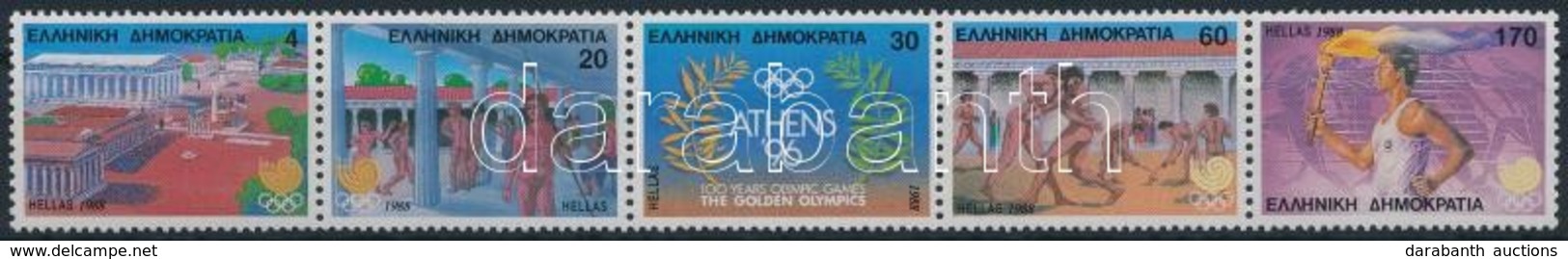 ** 1988 Nyári Olimpia, Szöul Sor Vízszintes 5-ös Csíkban Mi 1687-1691 - Autres & Non Classés