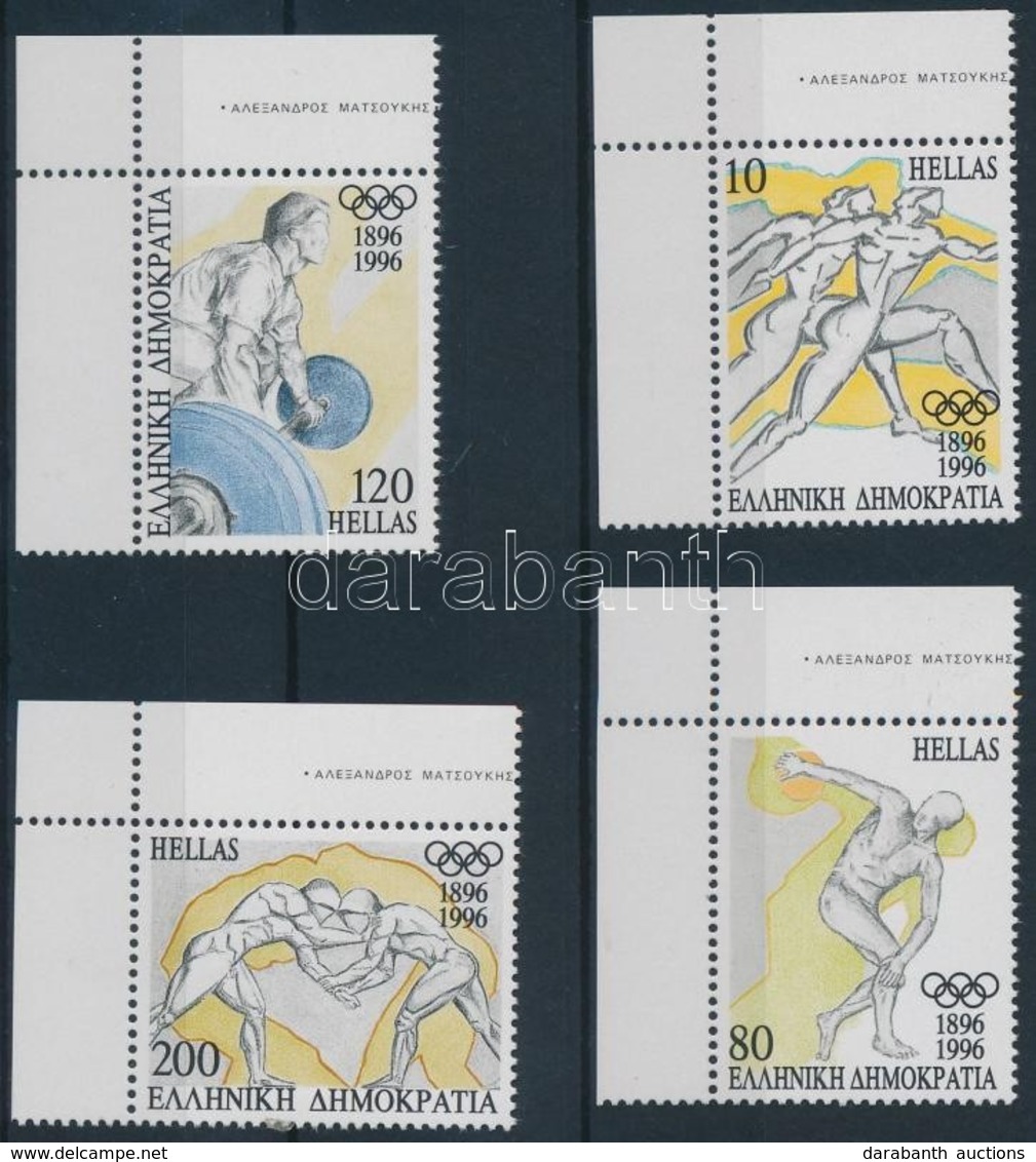 ** 1996 100 éves A Modern Olimpiai Játék ívsarki Sor Mi 1910-1913 - Autres & Non Classés