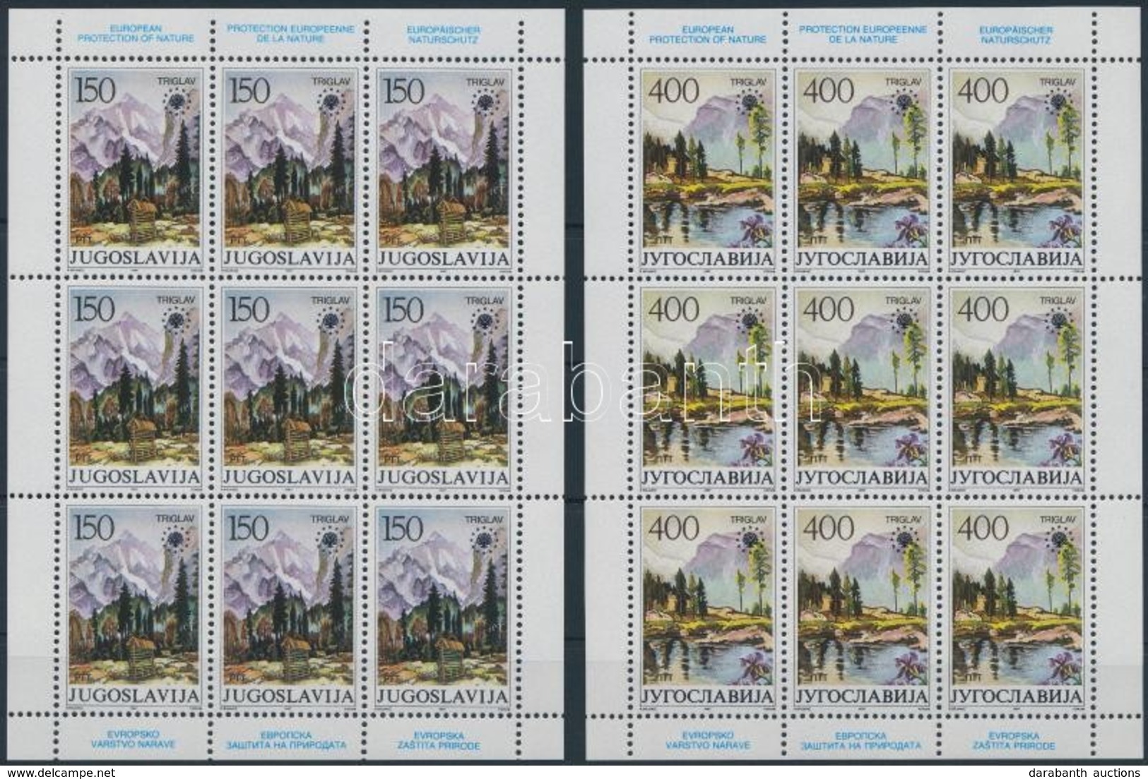 ** 1987 Természetvédelem Blokk Sor,
Conservation Block Set
Mi 2211-2212 - Autres & Non Classés