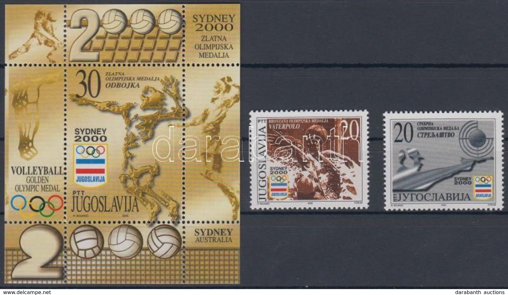 ** 2000 Nyári Olimpia, Sydney Sor Mi 2989-2990 + Blokk 50 - Altri & Non Classificati