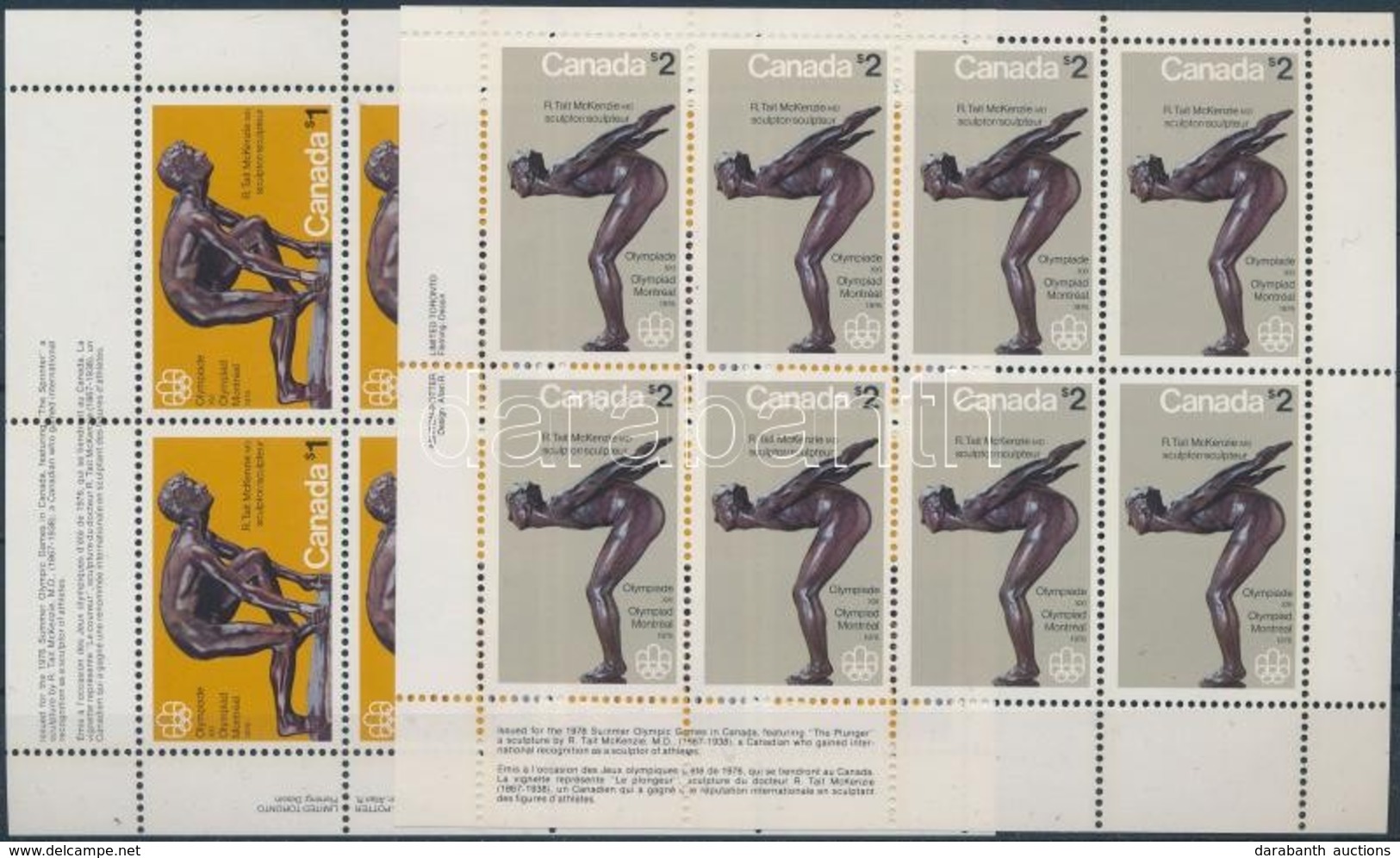 ** 1975 Nyári Olimpia Kisívsor Mi 585-586 - Autres & Non Classés