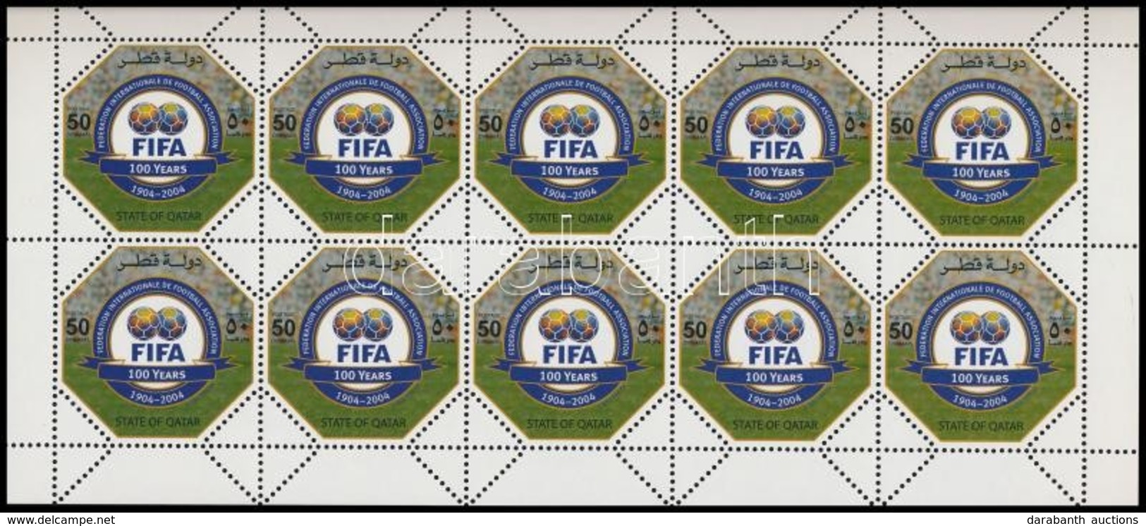 ** 2004 Labdarúgás, FIFA Kisív Mi 1229 - Autres & Non Classés