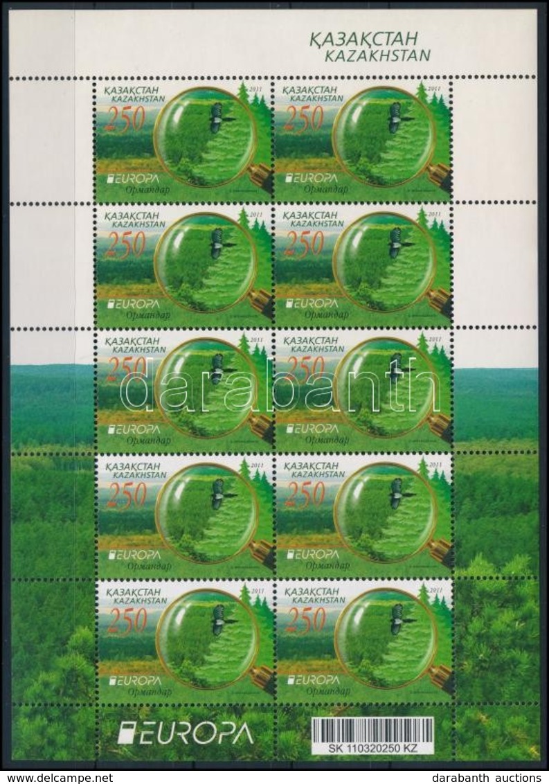 ** 2011 Erdő Kisív,
Forest Minisheet
Mi 705 - Autres & Non Classés