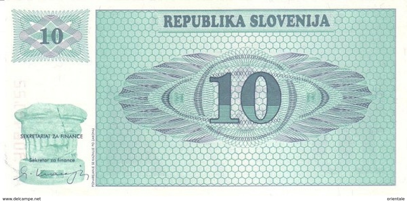 SLOVENIA P.  4a 10 T 1990 UNC - Slovénie