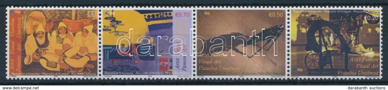 ** 2008 Művészet Négyescsík,
Art Stripe Of 4
Mi 119-122 - Altri & Non Classificati