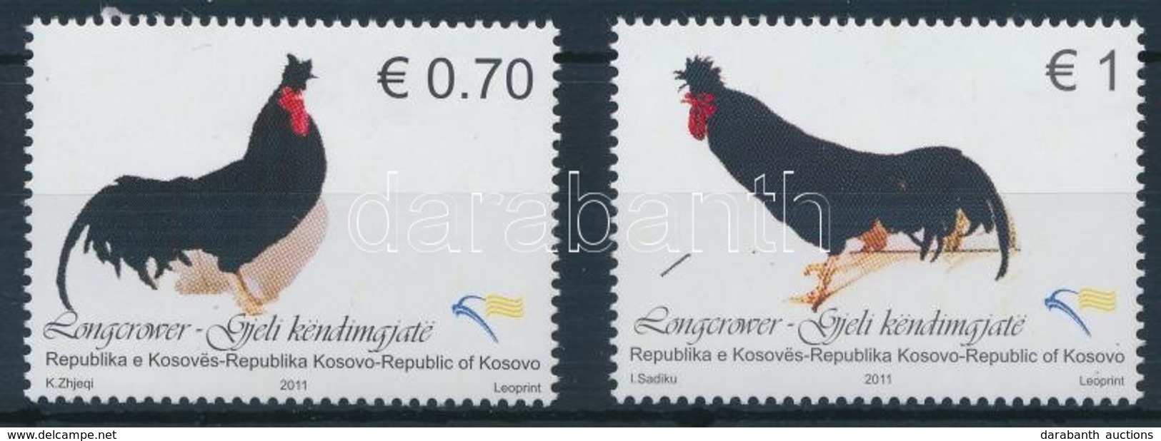 ** 2011 Kakas Sor,
Rooster Set
Mi 207-208 - Autres & Non Classés