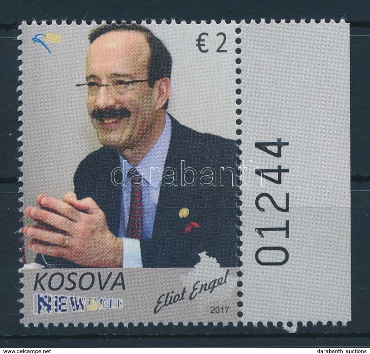 ** 2017 Eliot Engel ívszéli Bélyeg,
Eliot Engel Margin Stamp
Mi 404 - Autres & Non Classés