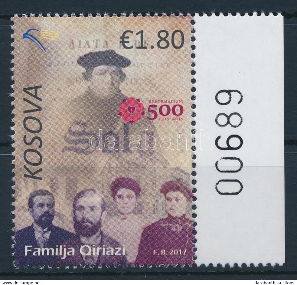 ** 2017 Reformáció ívszéli Bélyeg,
Reformation Margin Stamp
Mi 403 - Autres & Non Classés