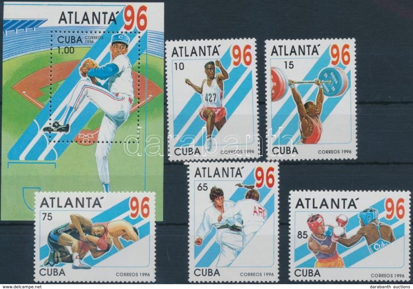 ** 1996 Olimpia Sor Mi 3899-3903 + Blokk Mi 142 - Autres & Non Classés