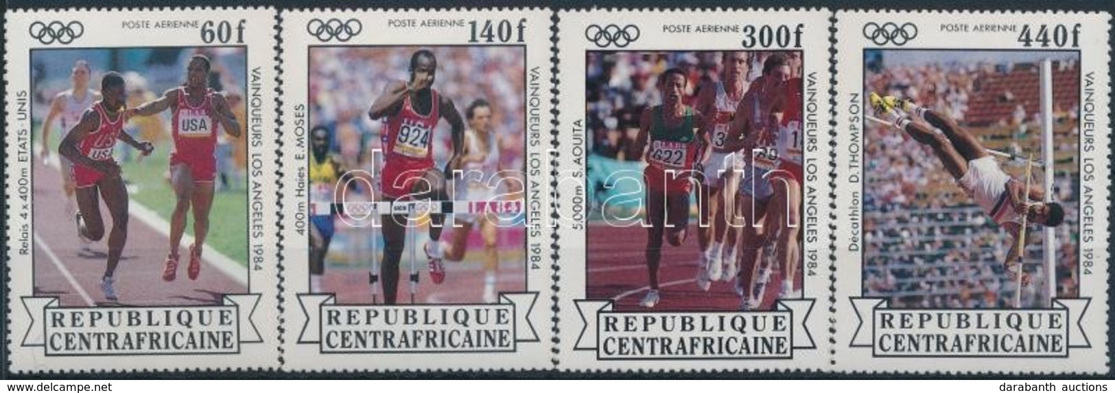 ** 1985 Los Angeles-i Olimpia Aranyérmesei Sor Mi 1086-1089 - Autres & Non Classés