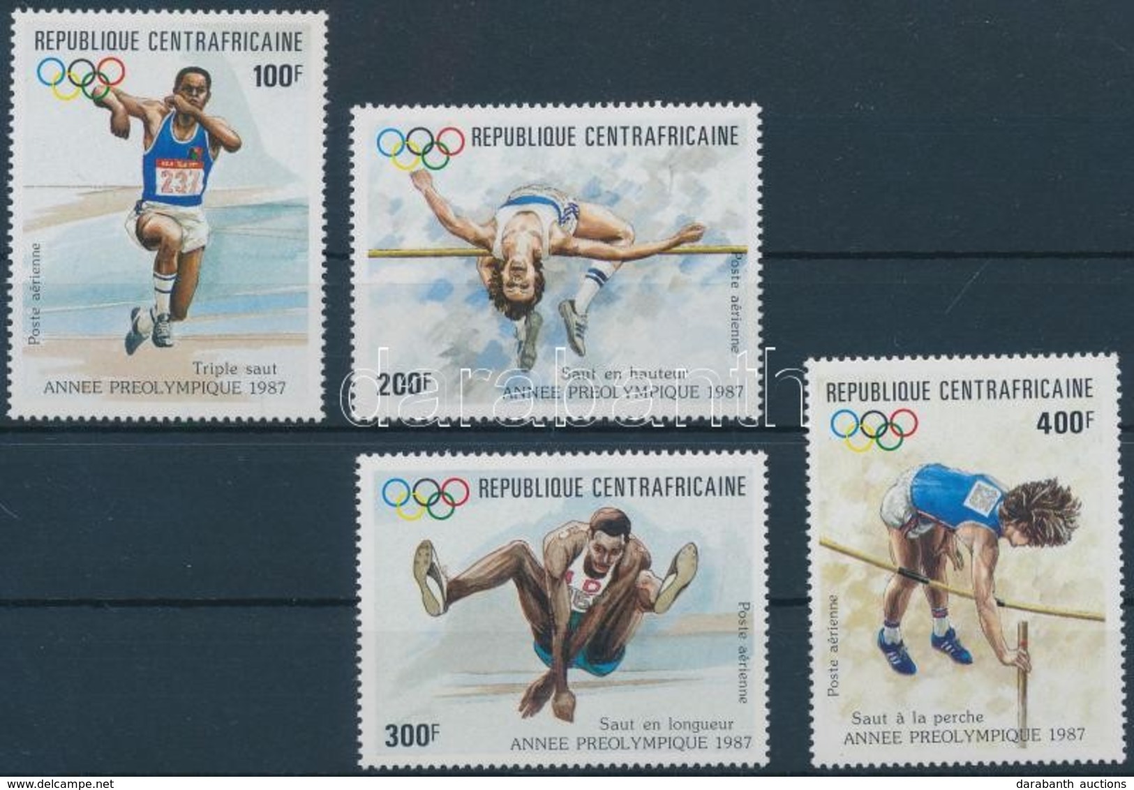 ** 1987 Nyári Olimpia, 1988 Sor Mi 1282-1285 - Autres & Non Classés